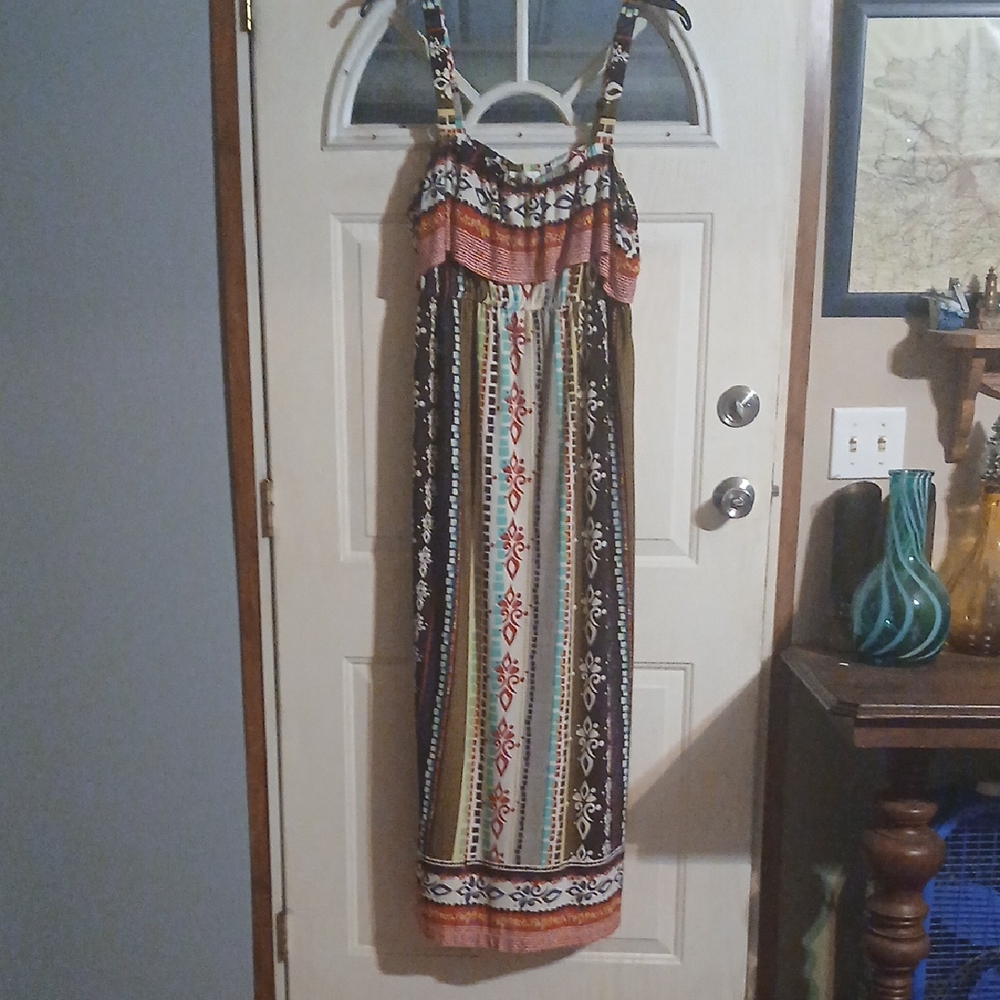 JohnPaulRichard Vibrant Striped Maxi Dress